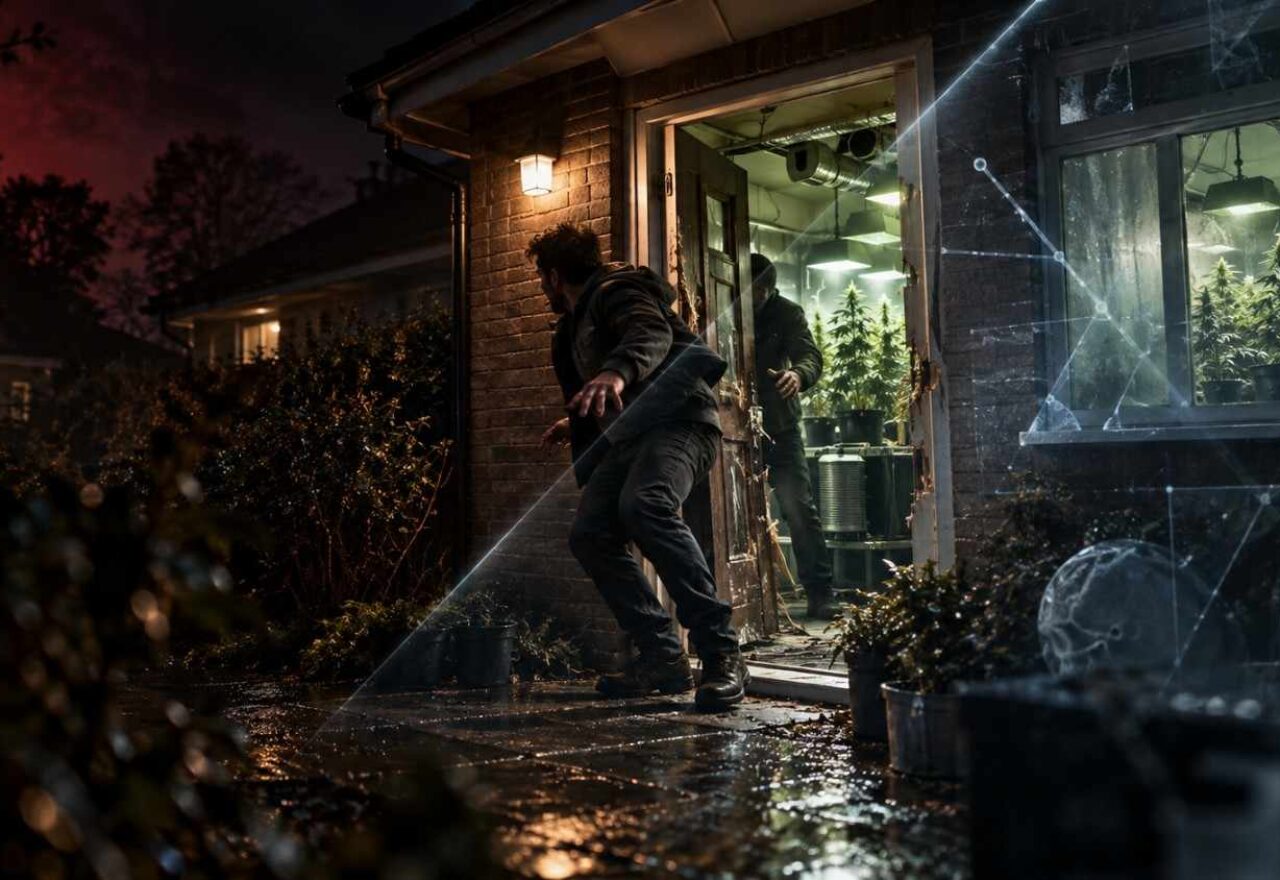 Tense doorway confrontation at a British bungalow.jpeg