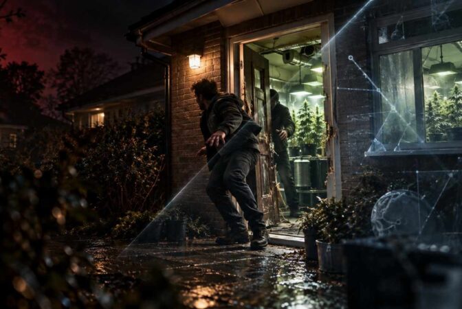 Tense doorway confrontation at a British bungalow.jpeg